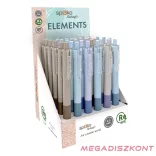 Zseléstoll SPOKO ReLeaf Elements nyomógombos 0,5 mm kék írásszín vegyes színben
