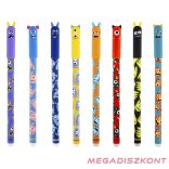 Golyóstoll COLORINO radírozható Szörnyek kupakos 0,5 mm kék írásszín