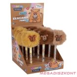 Golyóstoll COLORINO radírozható Pom Pom Capybara kupakos 0,5 mm kék írásszín