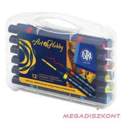 Filctoll ASTRA PEN kétvégű 12 darabos