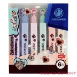 Szövegkiemelő ASTRA PEN Animals mancsokkal 6 színű