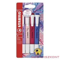   Szövegkiemelő STABILO Swing Cool NatureColors Wildflowers 4 darabos