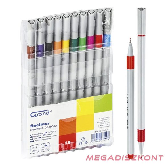Tűfilc GRAND 0,4 mm 10 színű