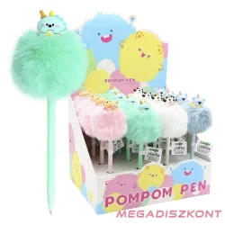 Zseléstoll JUNIOR 0,7mm pom-pom formával Pasztell színek