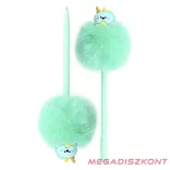 Zseléstoll JUNIOR 0,7mm pom-pom formával Pasztell színek