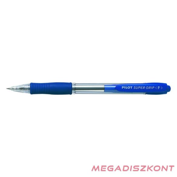 Golyóstoll PILOT Super Grip Ball Point Pen Fine nyomógombos kék