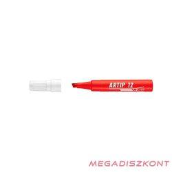 Flipchart marker ICO Artip 12 vágott piros 1-4mm
