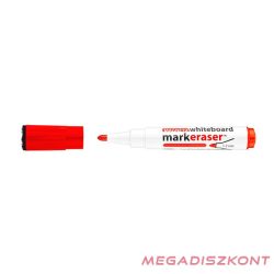   Táblamarker ICO Markeraser mágneses kupakkal törlővel piros 1-3mm