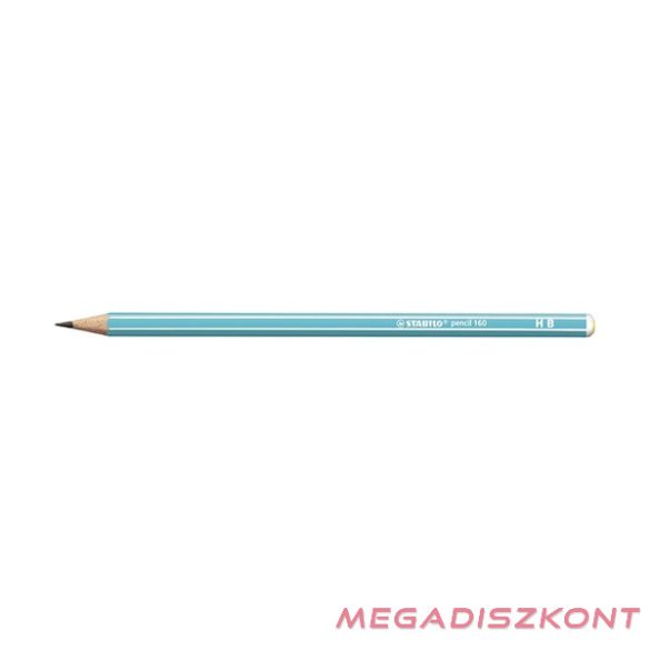 Grafitceruza STABILO Pencil 160 HB hatszögletű kék