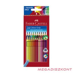   Színes ceruza FABER-CASTELL Grip háromszögletű 24 db/készlet