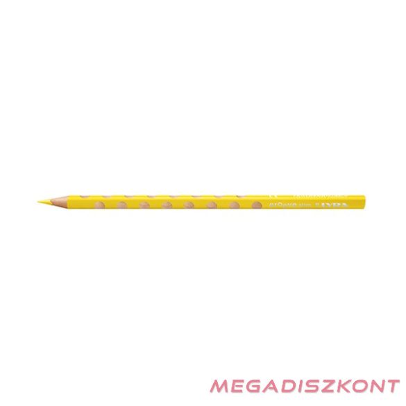 Színes ceruza LYRA Groove Slim háromszögletű vékony világossárga