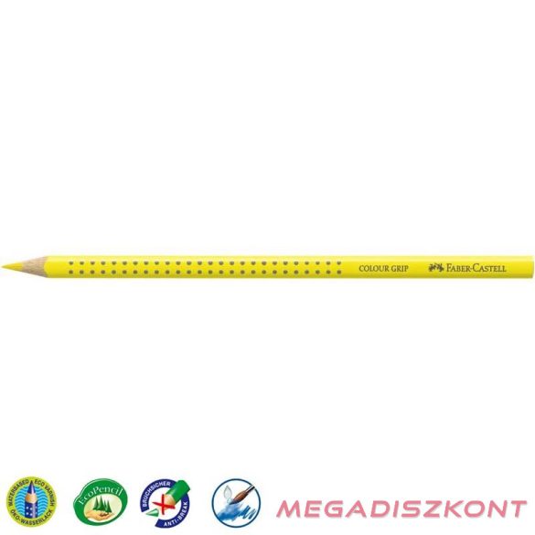 Színes ceruza FABER-CASTELL Grip 2001 háromszögletű középsárga