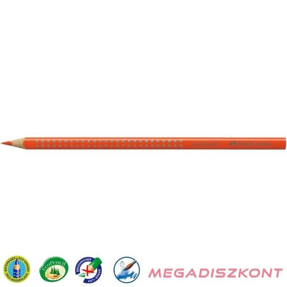 Színes ceruza FABER-CASTELL Grip 2001 háromszögletű sötét narancssárga