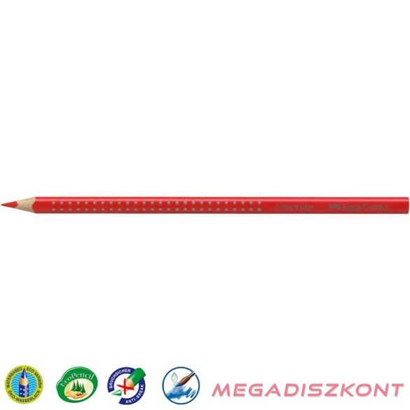 Színes ceruza FABER-CASTELL Grip 2001 háromszögletű közép piros