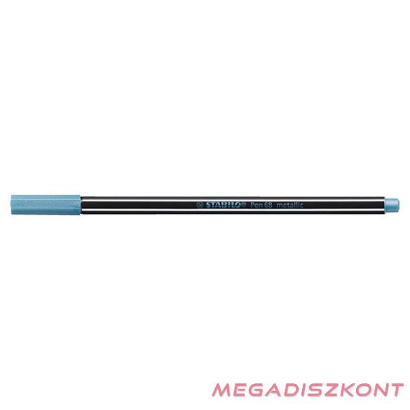 Filctoll STABILO Pen 68 metallic kék