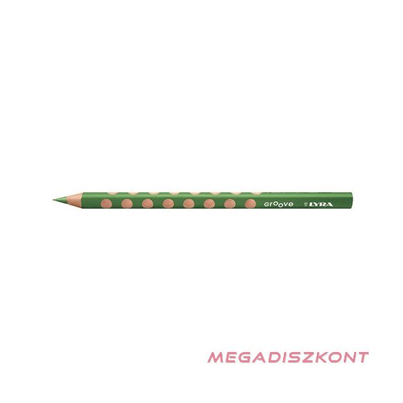 Színes ceruza LYRA Groove háromszögletű vastag alma zöld