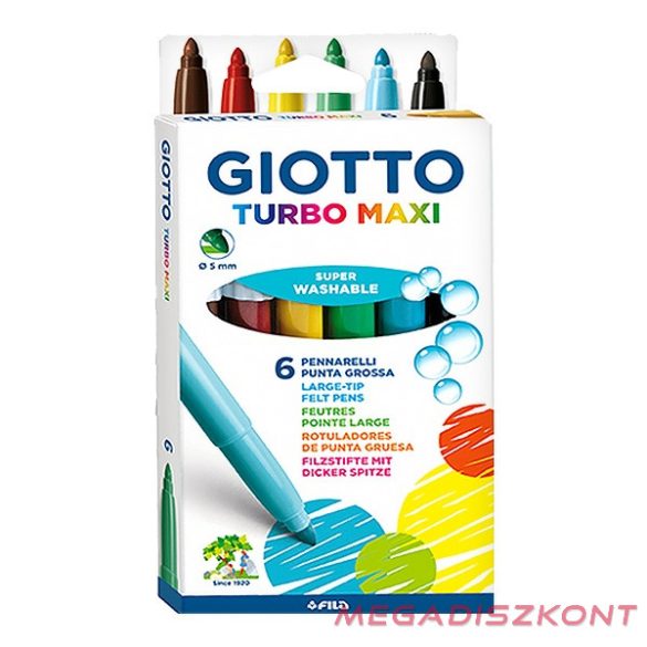 Filctoll GIOTTO Turbo Maxi vastag 6db-os készlet