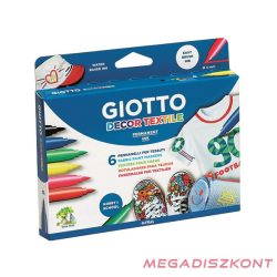 Textilmarker GIOTTO 6db-os készlet