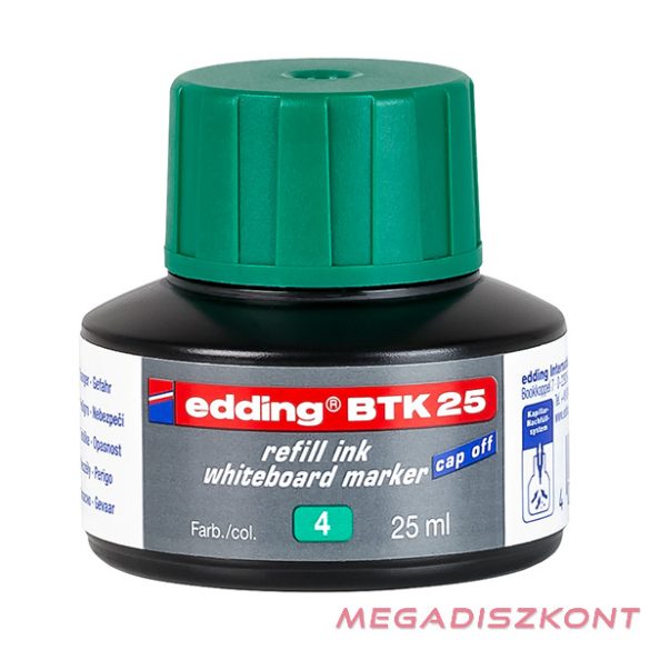 Tinta EDDING BTK25 táblamarkerhez 25 ml zöld