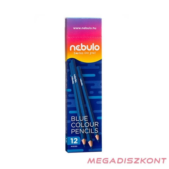 Színes ceruza NEBULO háromszögletű kék
