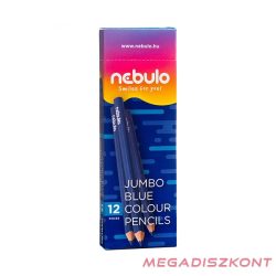 Színes ceruza NEBULO Jumbo háromszögletű kék