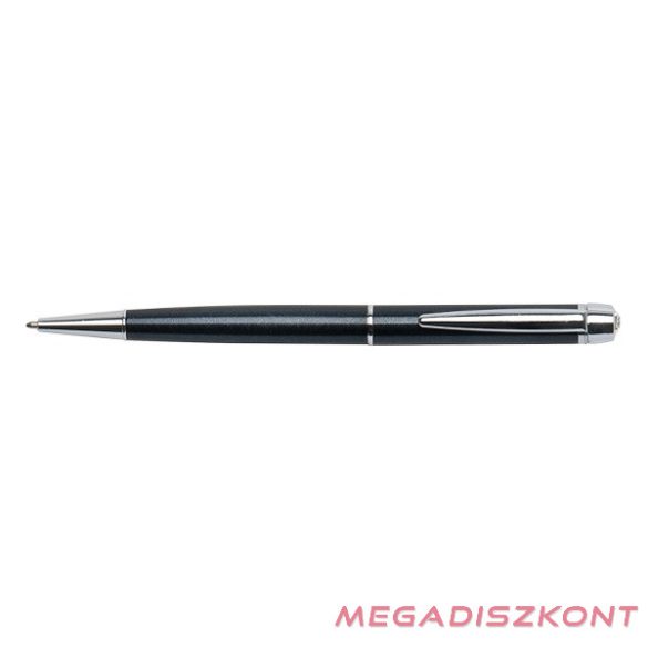 Golyóstoll ART CRYSTELLA fekete Lille Pen fehér SWAROVSKI® kristállyal 0,7mm kék