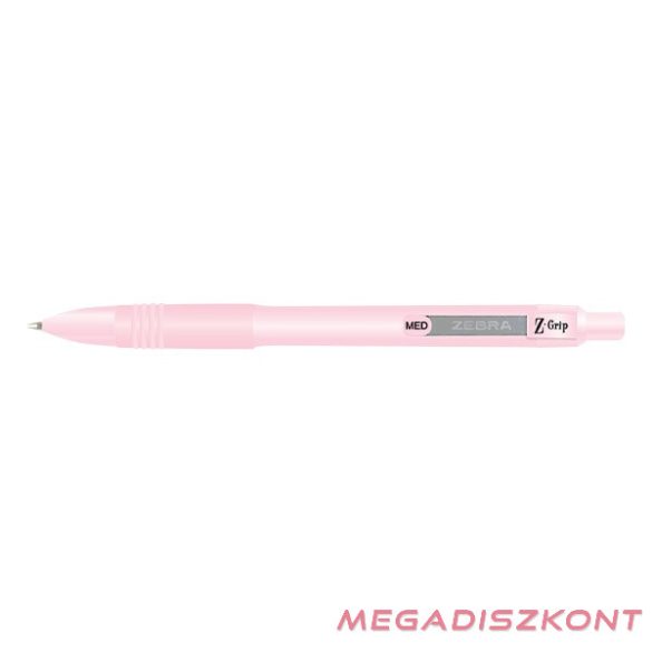 Golyóstoll ZEBRA Z-Grip 0,27 mm írásvastagság pasztell pink