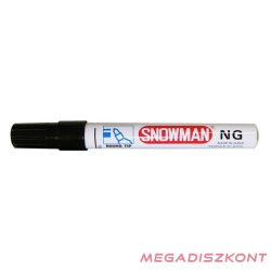 Alkoholos marker SNOWMAN NG-12 fémtestű fekete