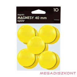 Táblamágnes GRAND 40 mm sárga 10 darabos