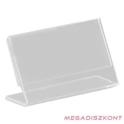 Árcímketartó plexi 90x50 mm