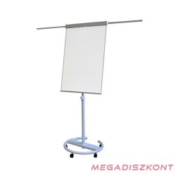   Flipchart tábla MEMOBE mágneses felület 68x105cm 2 db segédkarral mobil állítható magasság