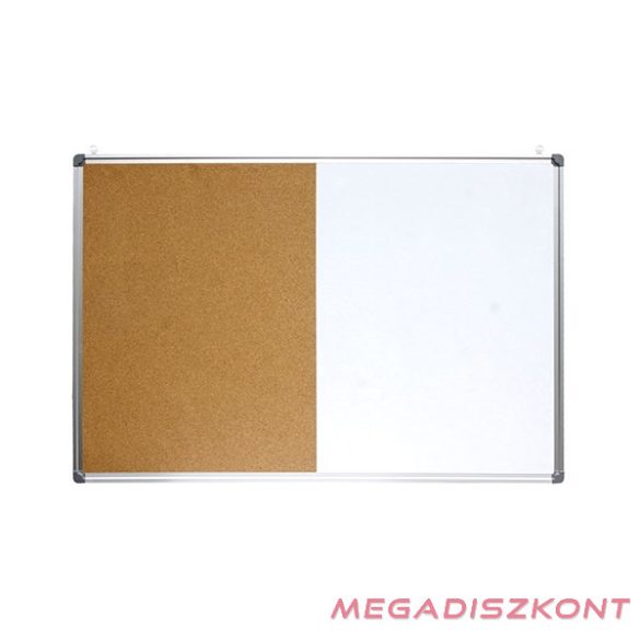 Kombitábla OPTIMA parafa mágneses aluminium keret 60x90 cm