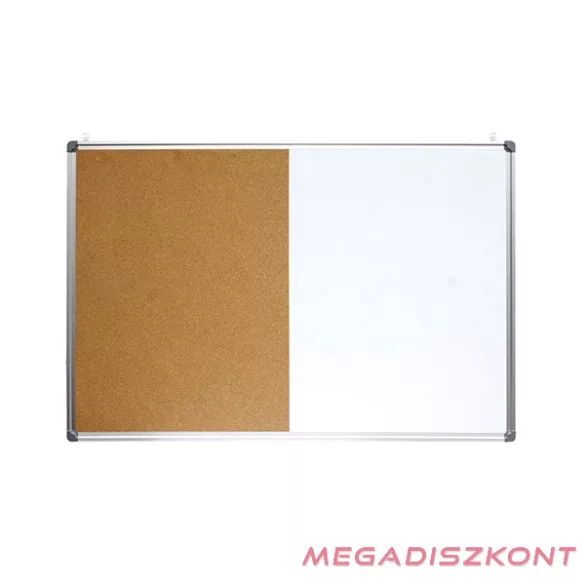 Kombitábla OPTIMA parafa mágneses aluminium keret 60x90 cm