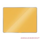 Üvegtábla LEITZ Cosy mágneses  80x60 cm melegsárga