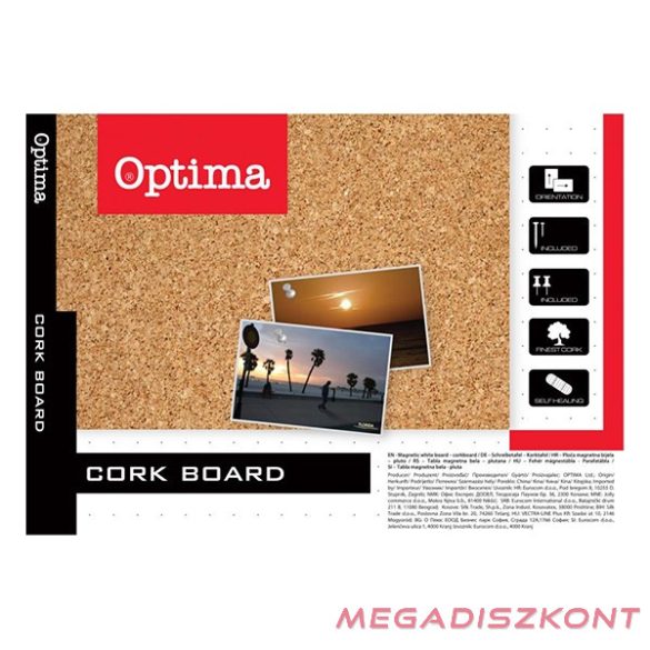 Parafatábla OPTIMA fakeret 60x90 cm