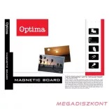 Fehértábla mágneses OPTIMA aluminium kerettel 60x90 cm