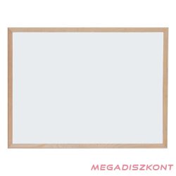 Fehértábla mágneses OPTIMA fakeret 90x60 cm