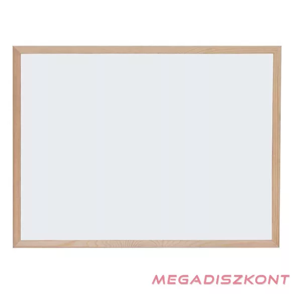 Fehértábla mágneses OPTIMA fakeret 90x120 cm