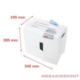 Iratmegsemmisítő HSM Shredstar S10 csík 10 lap
