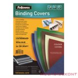 Hátlap FELLOWES Delta A/4 250 g matt bőrhatású királykék 100/csom