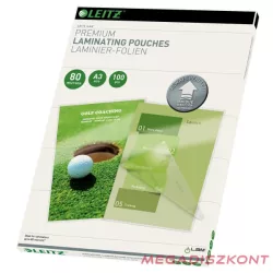 Lamináló fólia LEITZ A/3 80 mikron fényes 100 lapos