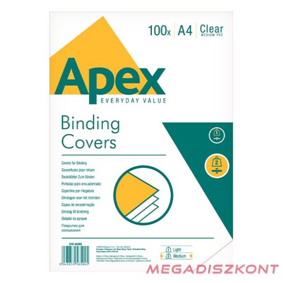 Előlap A/4 180 micron víztiszta