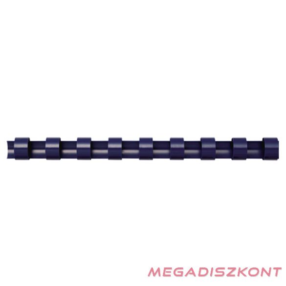 Iratspirál műanyag FELLOWES 12mm kék műanyag spirál 56-80 lap 100 darabos