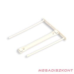 Lefűző klipp FELLOWES műanyag 100 mm-es fehér