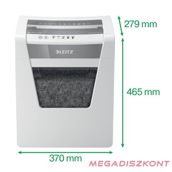 Iratmegsemmisítő LEITZ IQ Office mikrokonfetti P5 10 lap fehér
