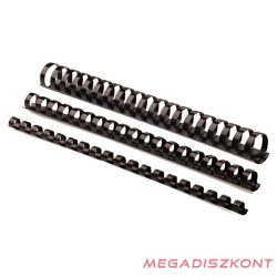   Iratspirál műanyag FELLOWES 16mm fekete műanyag spirál 101-120 lap 100 darabos