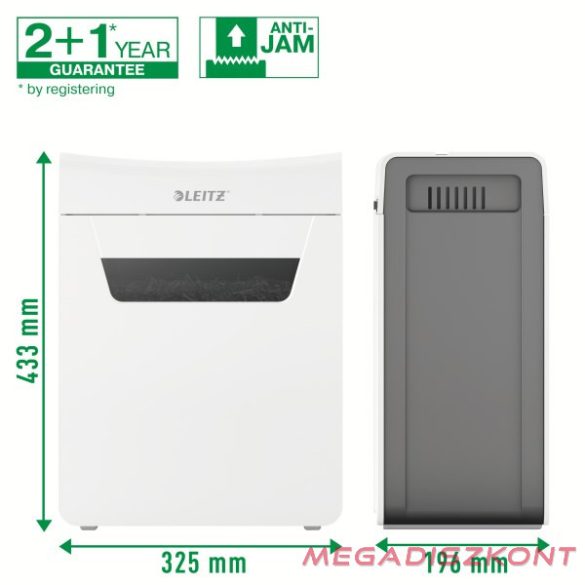 Iratmegsemmisítő LEITZ IQ Protect Premium 8X konfetti 8 lap