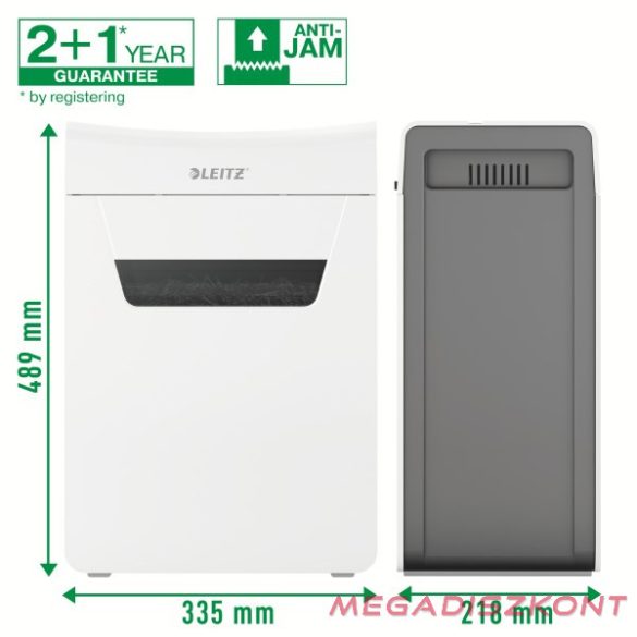 Iratmegsemmisítő LEITZ IQ Protect Premium 10X konfetti 10 lap