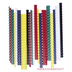   Iratspirál műanyag FELLOWES 16mm kék műanyag spirál 101-120 lap 100 darabos