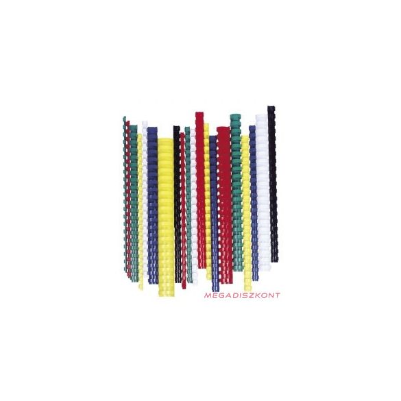 Iratspirál műanyag FELLOWES 16mm kék műanyag spirál 101-120 lap 100 darabos